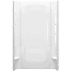 48" x 76" 1 piece direct to stud alcove shower back wall