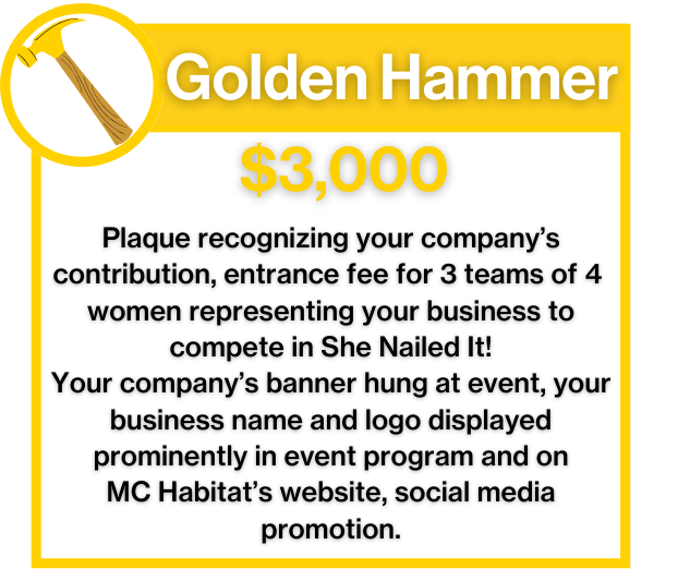 golden hammer sponsor