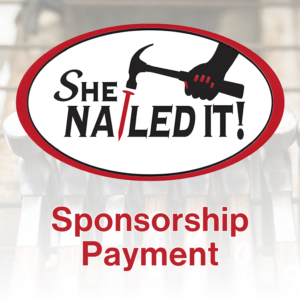 she nailed it! sponsorship payment