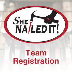 she nailed it! team registration
