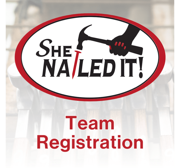 she nailed it! team registration
