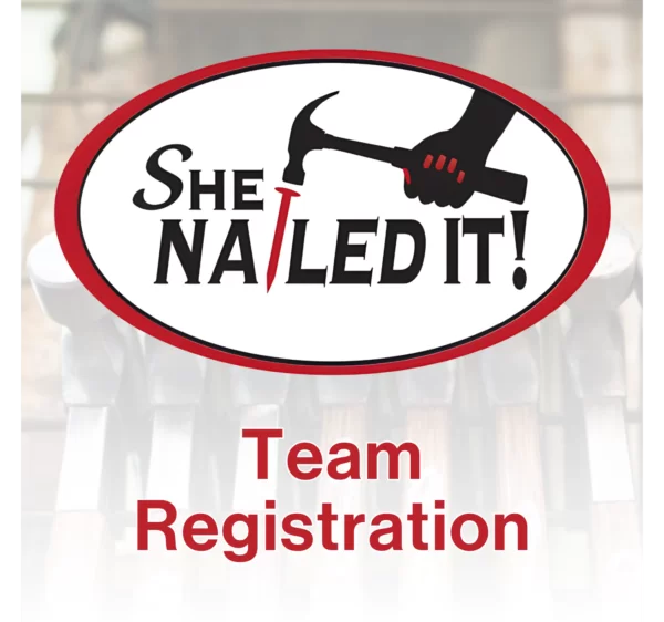 she nailed it! team registration