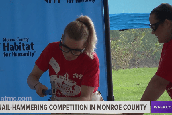 In the News: WNEP 16 – Women drive fundraising success for Monroe County’s Habitat for Humanity with nail-hammering event