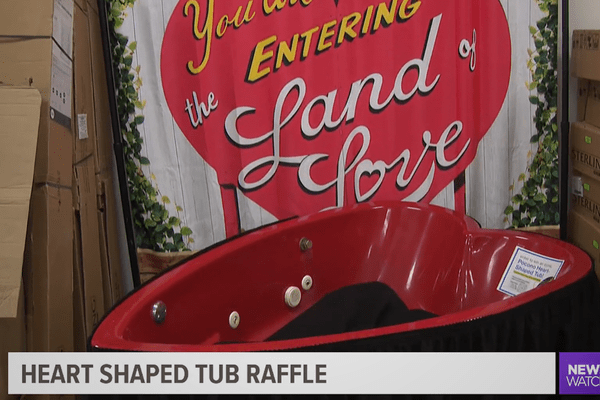 In the News: WNEP 16 – Iconic Caesar’s Pocono Palace heart-shaped tubs to be raffled off